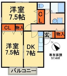 サンセリテ３の物件間取画像